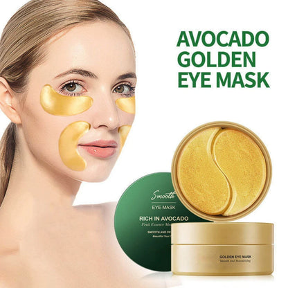 GoldCare: Máscara de Colágeno 24K para Olhos com Efeito Antienvelhecimento